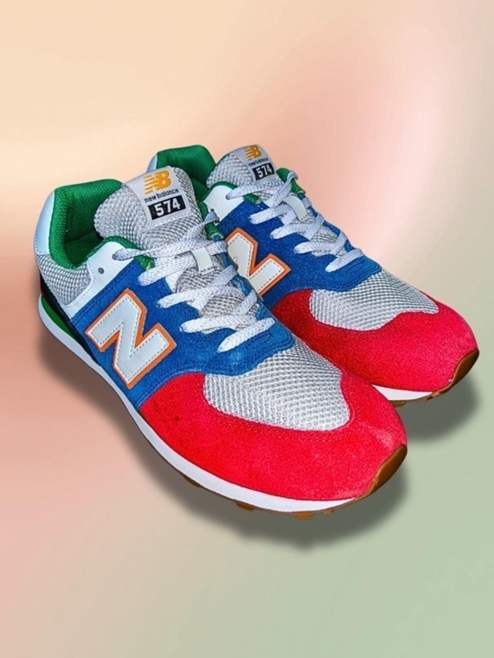 New Balance 574 Rugged Youth Shoes Size 7